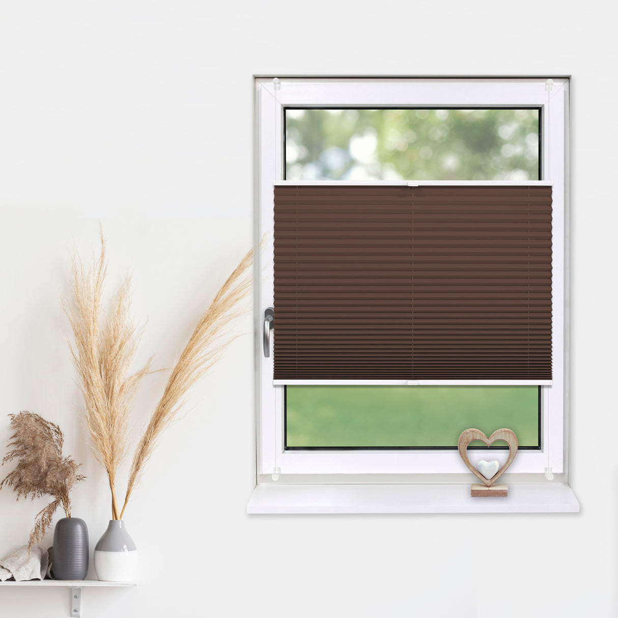 Plissee Basic Klemmfix – Standardgrößen ohne Bohren