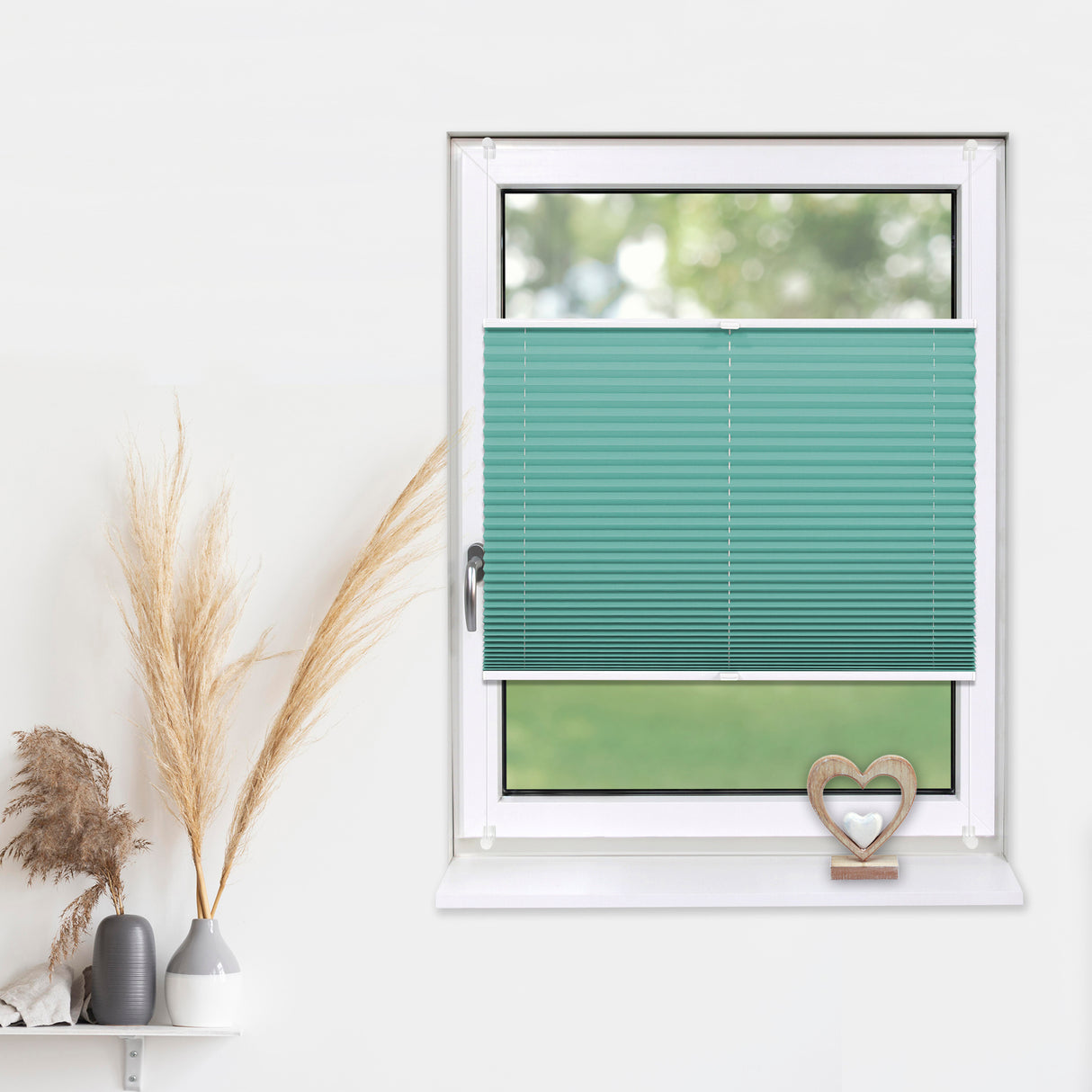 Plissee Basic Klemmfix – Standardgrößen ohne Bohren