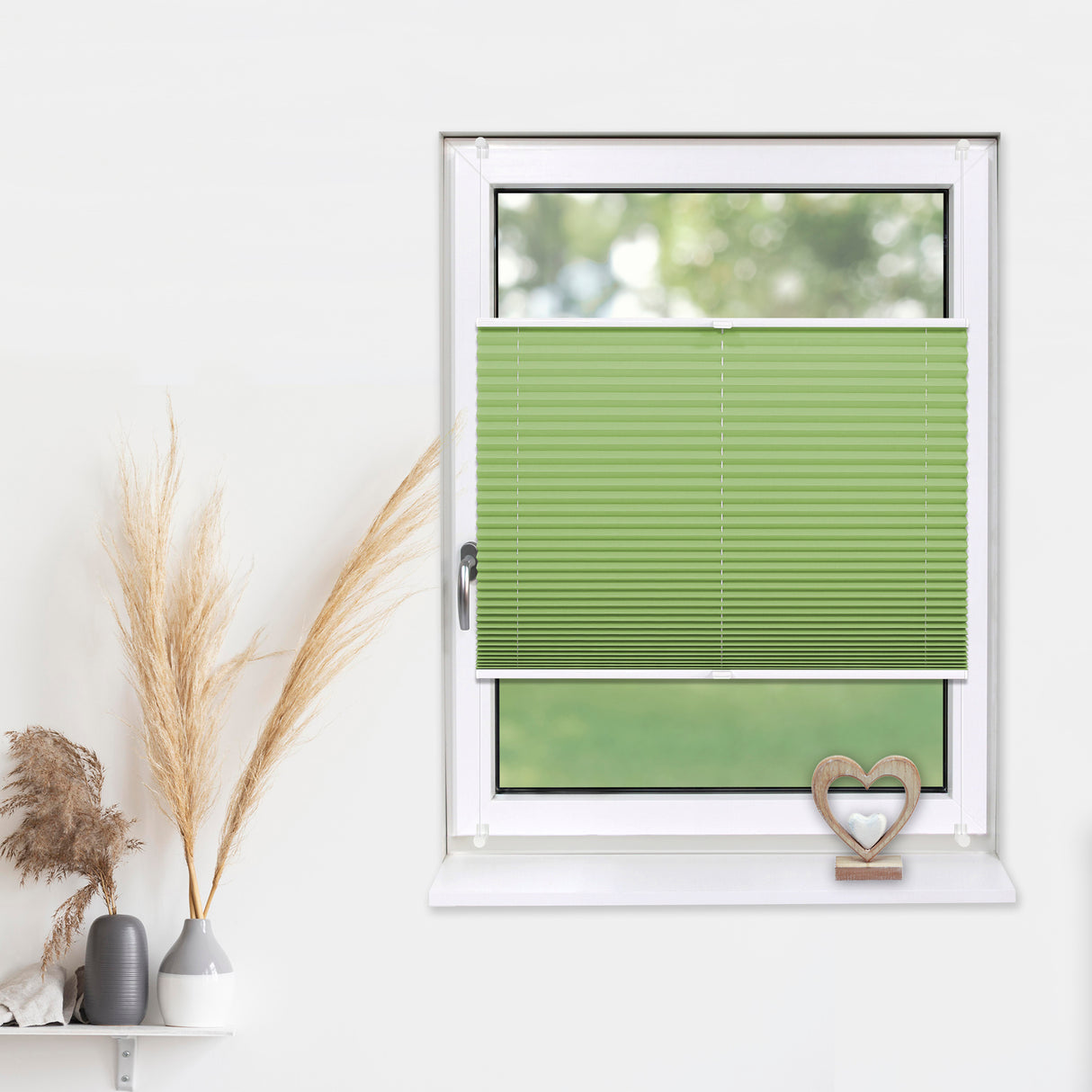 Plissee Basic Klemmfix – Standardgrößen ohne Bohren