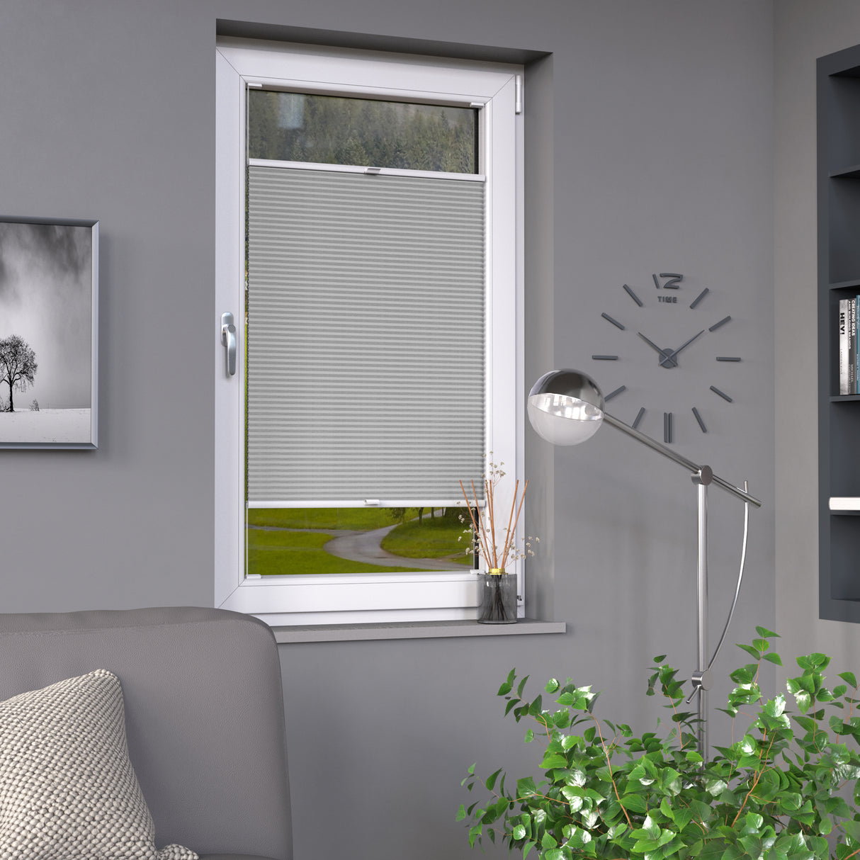 Plissee Wabe Thermo nach Maß – Sichtschutz für Fenster & Türen