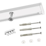 1-track curtain rail, inner track, minimal white