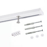 1-track curtain rail, inner track, minimal white