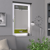 Plissee Basic Blickdicht nach Maß Silber