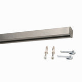 Tringle à rideaux Carrée aspect inox