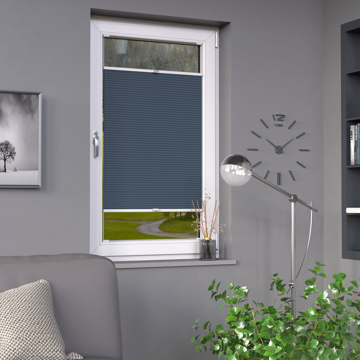 Plissee Wabe Thermo nach Maß – Sichtschutz für Fenster & Türen