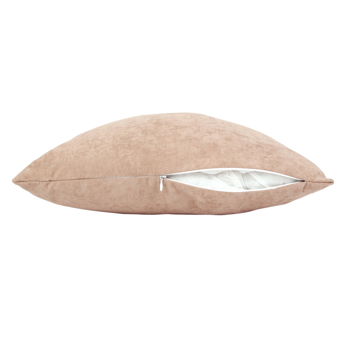 Decorative cushion plain coloured cappuccino