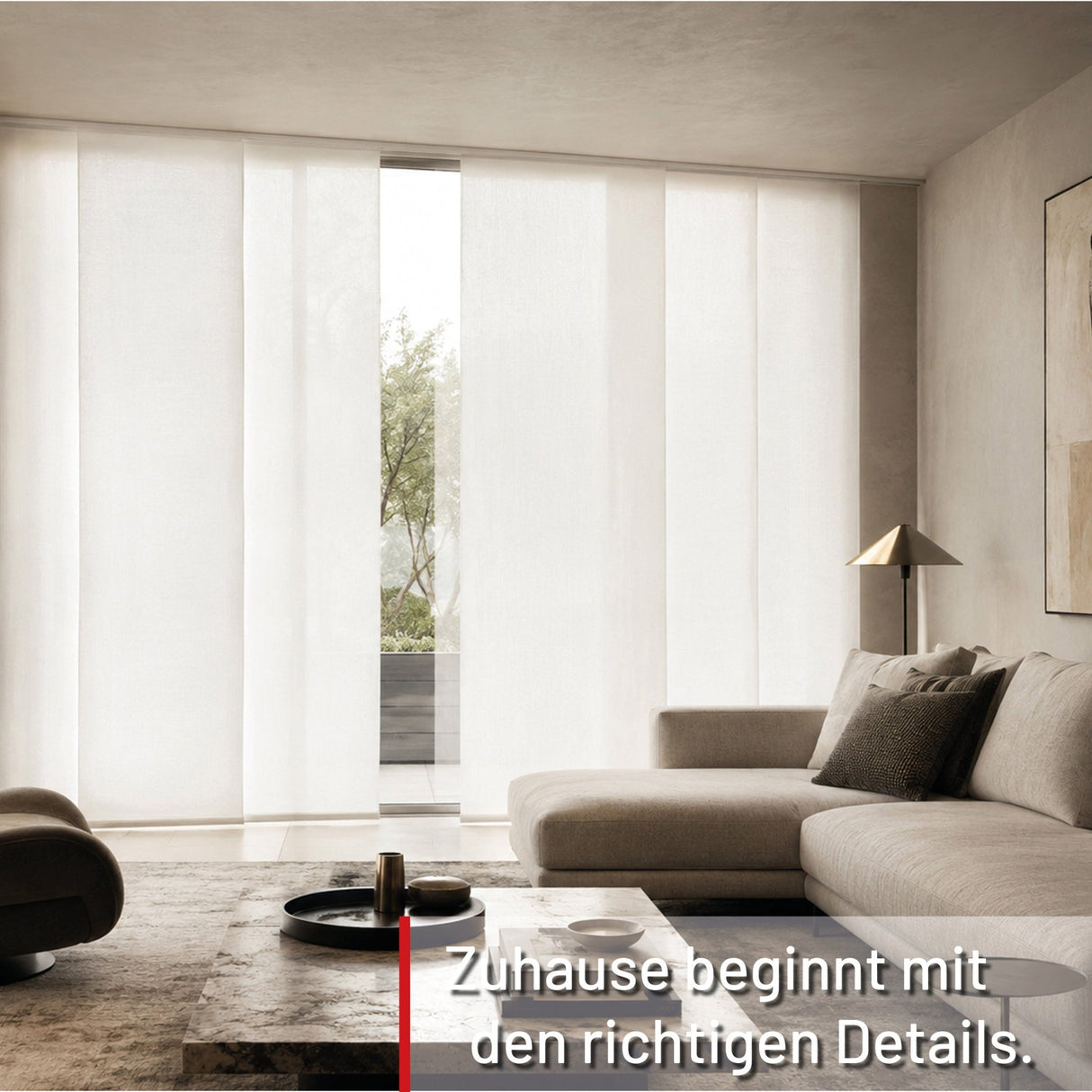1-track curtain rail, inner track, minimal white