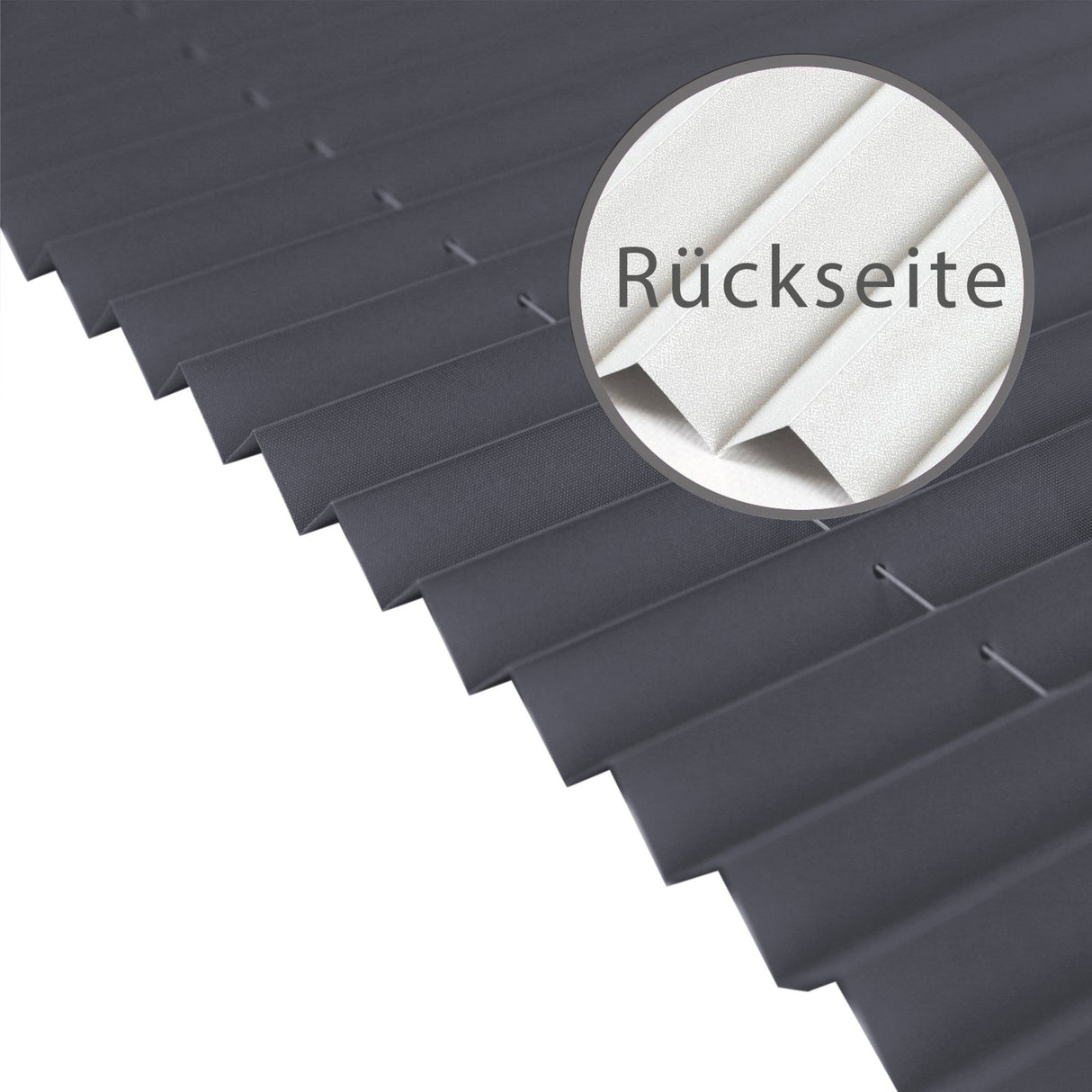 Klemmfix-Plissee Thermo in Standardgrößen – ohne Bohren