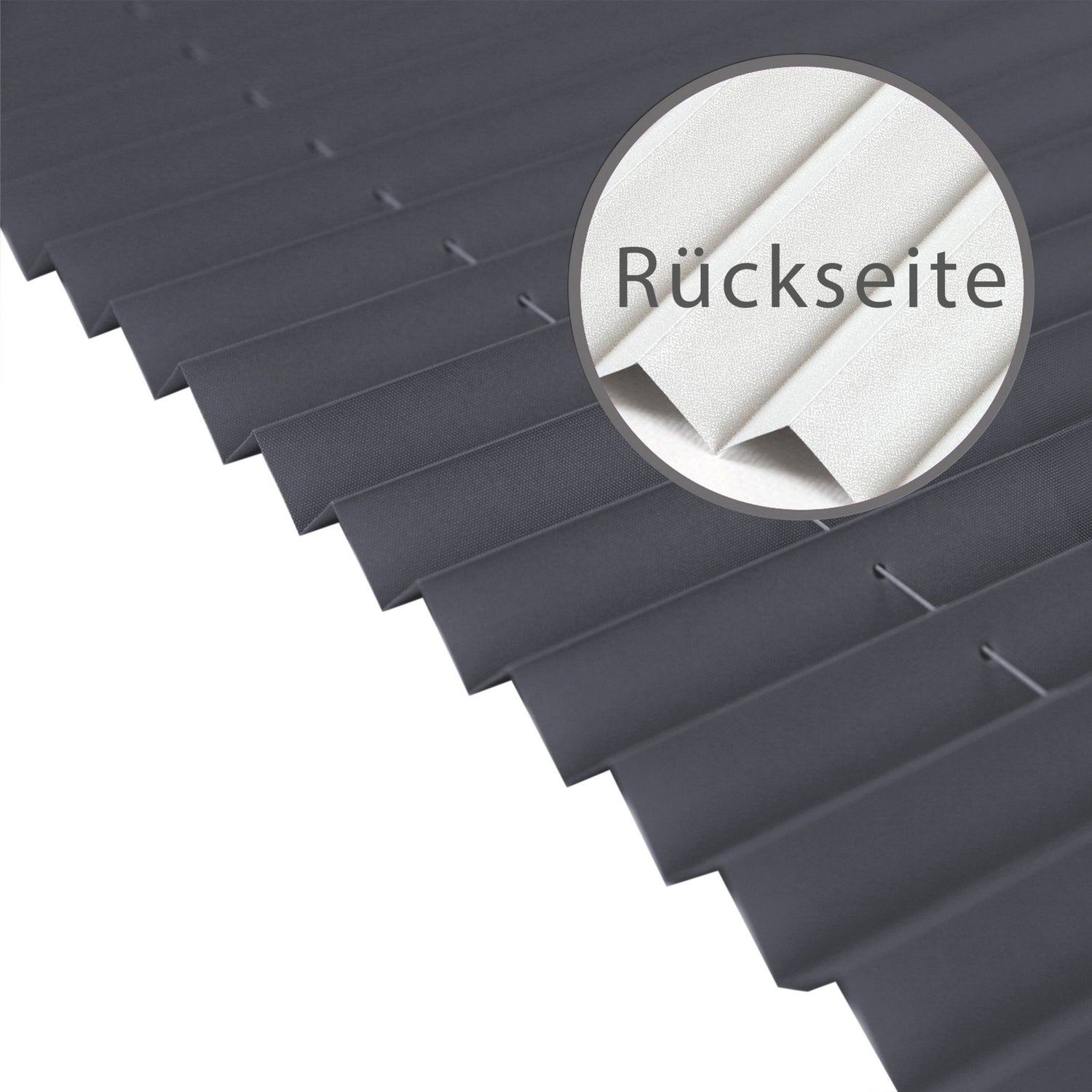 Klemmfix-Plissee Thermo in Standardgrößen – ohne Bohren