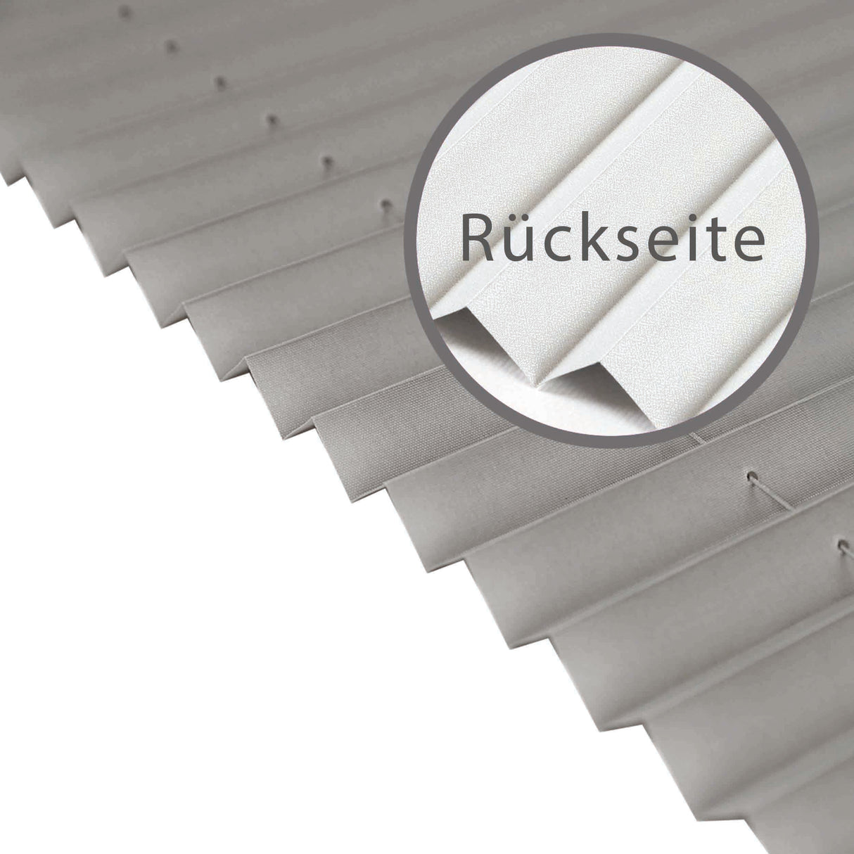 Klemmfix-Plissee Thermo in Standardgrößen – ohne Bohren