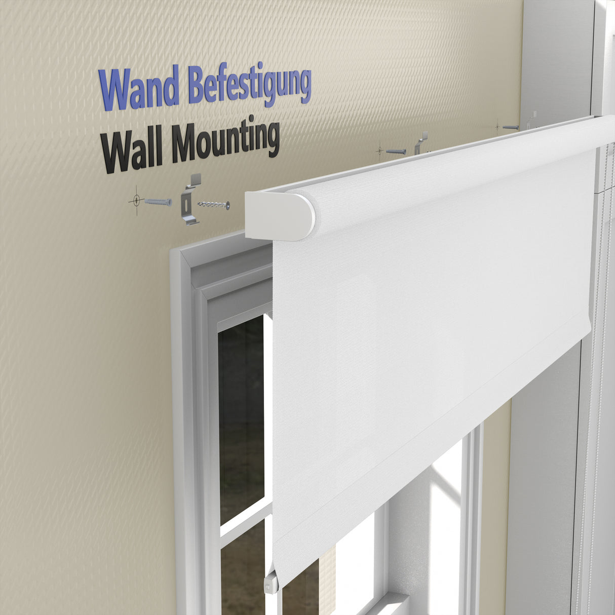 Rollo Tageslicht - Standardgrößen mit Bohren