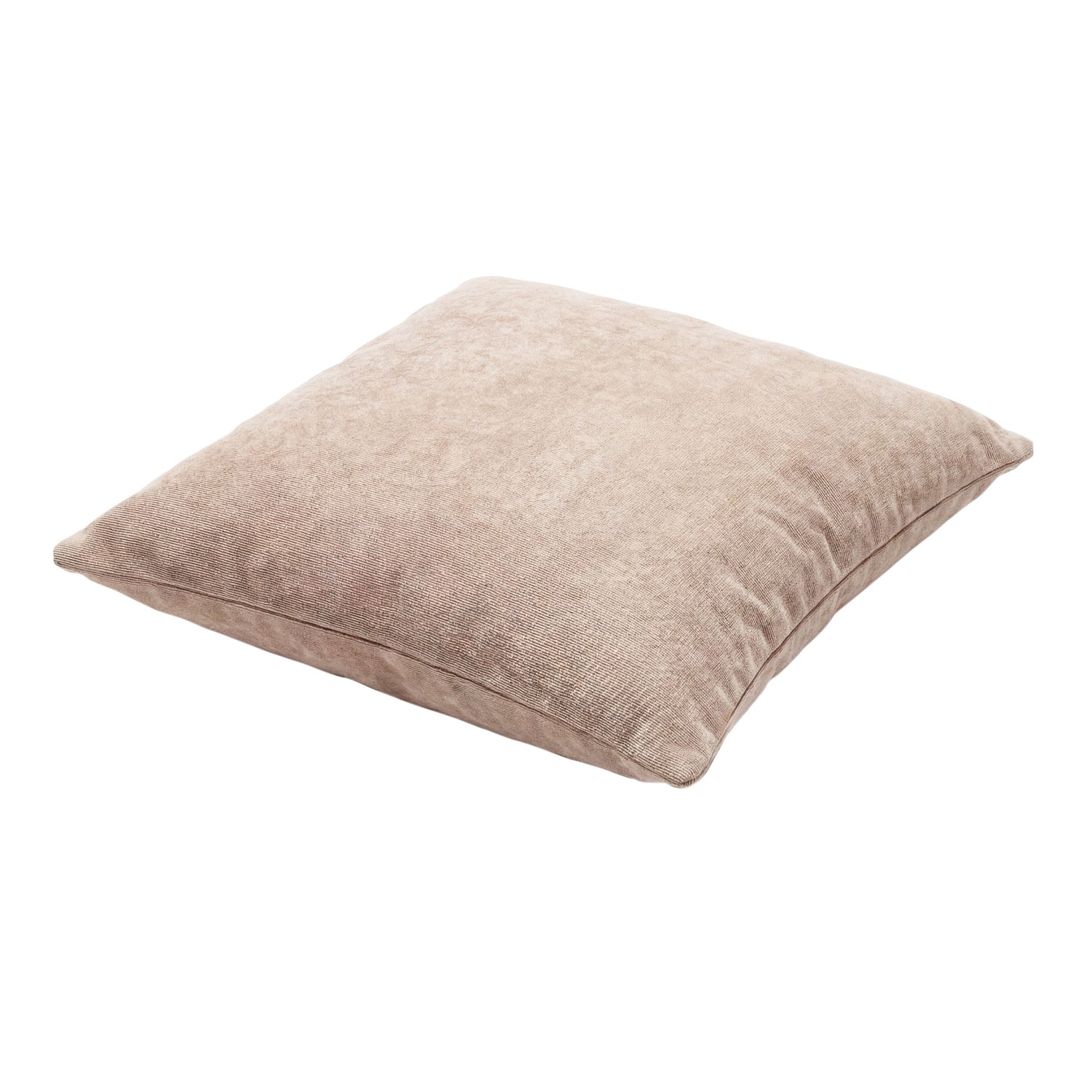 Decorative cushion plain coloured cappuccino