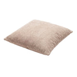 Decorative cushion plain coloured cappuccino