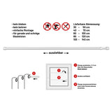 Klemmstange ausdrehbar Set