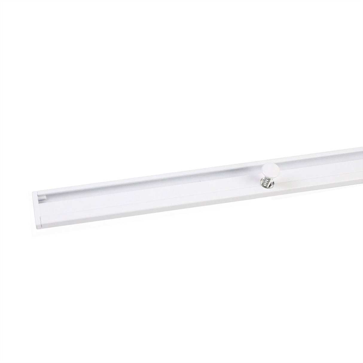 1-track curtain rail, inner track, minimal white
