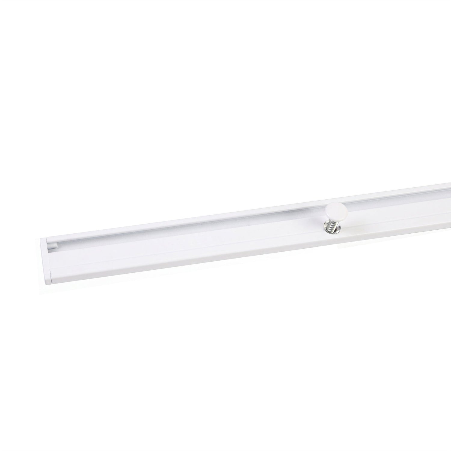 1-track curtain rail, inner track, minimal white