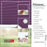 Klemmfix-Plissee Thermo in Standardgrößen – ohne Bohren