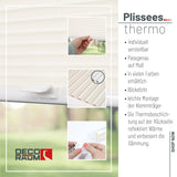 Klemmfix-Plissee Thermo in Standardgrößen – ohne Bohren