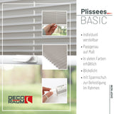 Plissee Basic Blickdicht nach Maß
