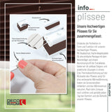 Klemmfix-Plissee Thermo in Standardgrößen – ohne Bohren