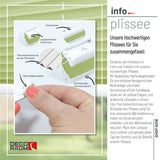 Klemmfix-Plissee Thermo in Standardgrößen – ohne Bohren