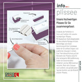 Klemmfix-Plissee Thermo in Standardgrößen – ohne Bohren