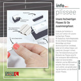 Klemmfix-Plissee Thermo in Standardgrößen – ohne Bohren