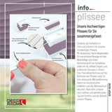 Klemmfix-Plissee Thermo in Standardgrößen – ohne Bohren