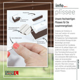 Klemmfix-Plissee Thermo in Standardgrößen – ohne Bohren