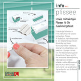 Klemmfix-Plissee Thermo in Standardgrößen – ohne Bohren