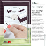 Klemmfix-Plissee Thermo in Standardgrößen – ohne Bohren