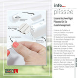 Klemmfix-Plissee Thermo in Standardgrößen – ohne Bohren