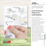 Klemmfix-Plissee Thermo in Standardgrößen – ohne Bohren