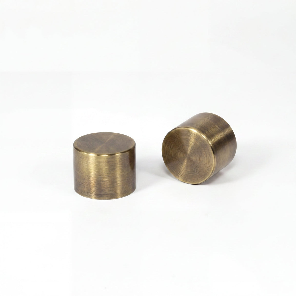 Custom-made curtain rod 25mm 1-track black matt with cap - Style series