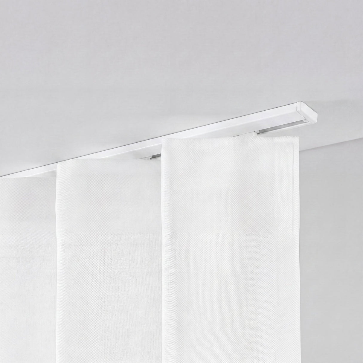 1-track curtain rail, inner track, minimal white