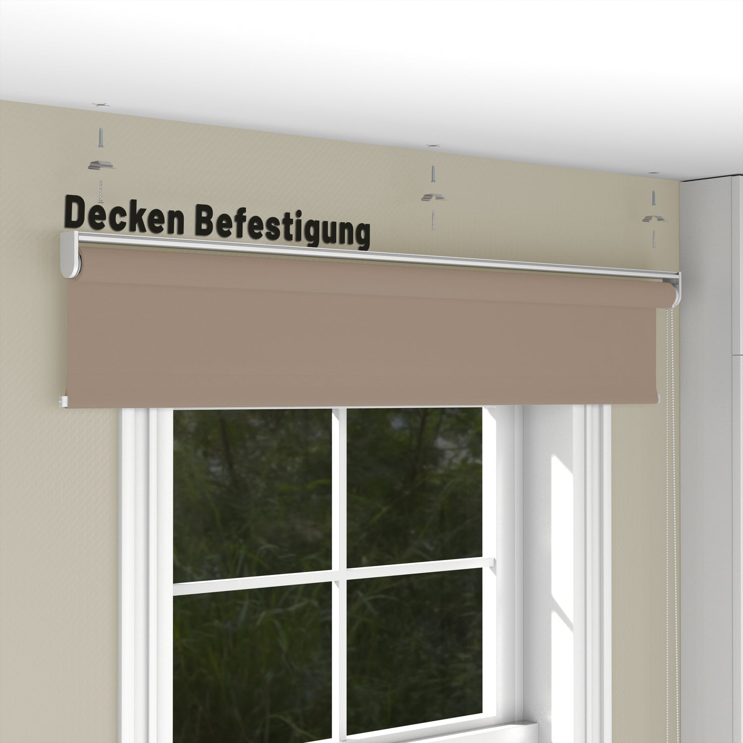 Rollo Tageslicht - Standardgrößen mit Bohren