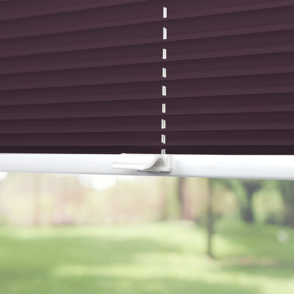 Plissee Blickdicht nach Maß – Basic Sichtschutz für Fenster & Türen