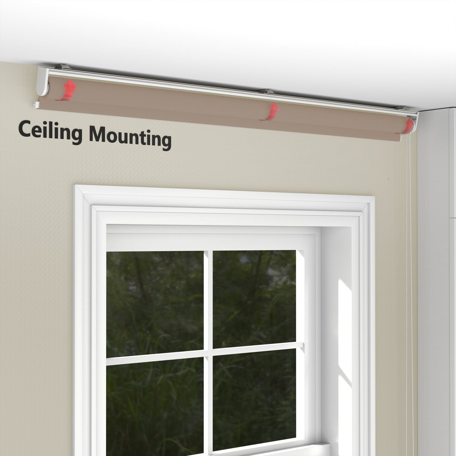 Rollo Tageslicht - Standardgrößen mit Bohren