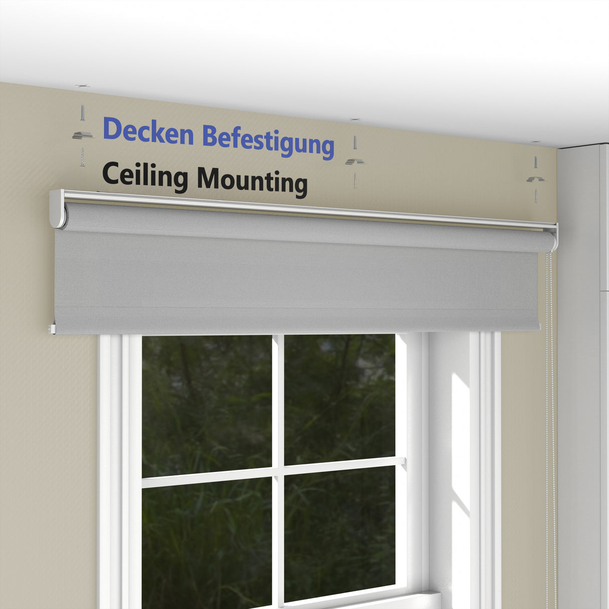 Rollo Tageslicht - Standardgrößen mit Bohren