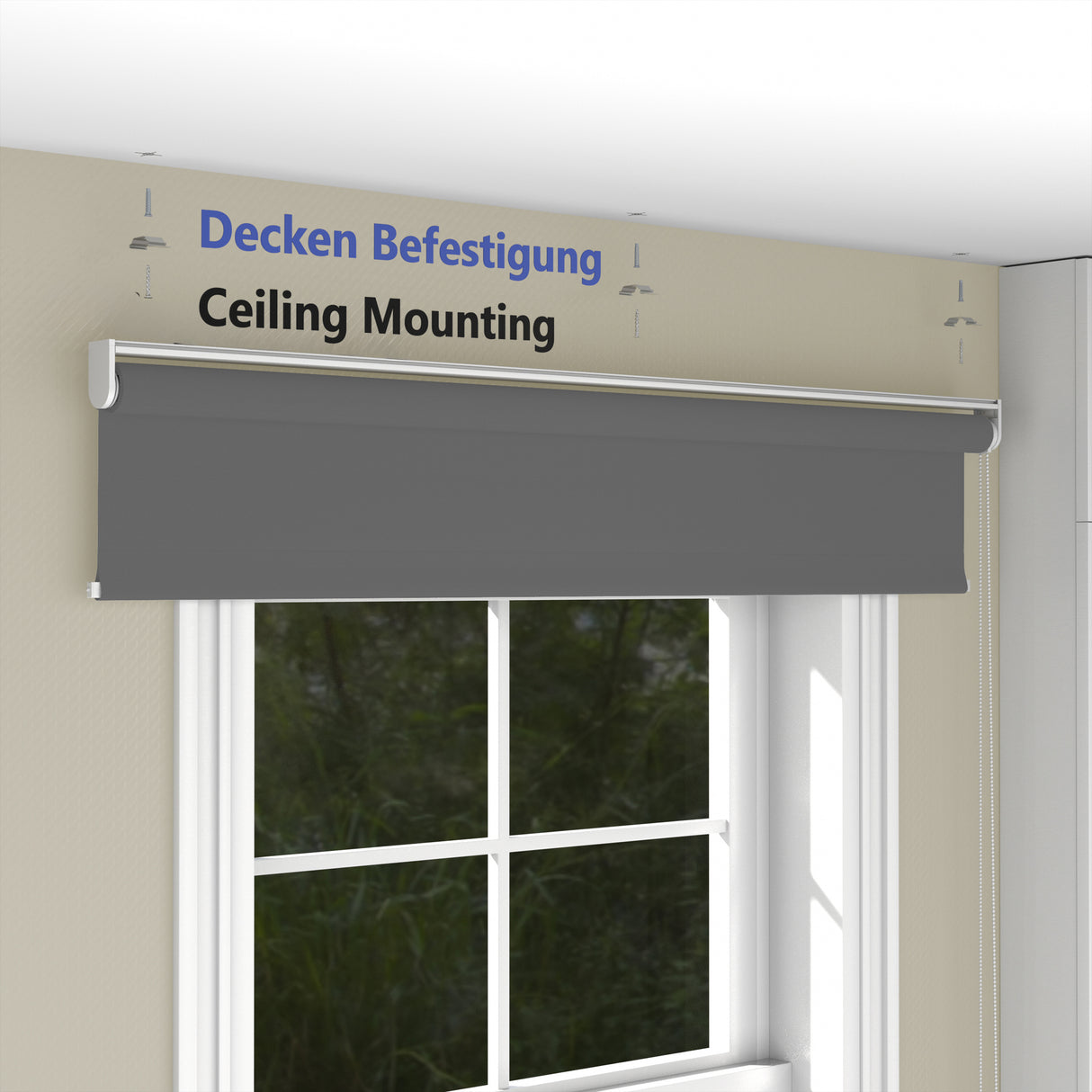 Rollo Tageslicht - Standardgrößen mit Bohren