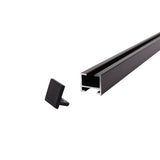 Gardinenschiene Square Schwarz