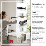 Xpress Spannstange ausdrehbar Schwarz